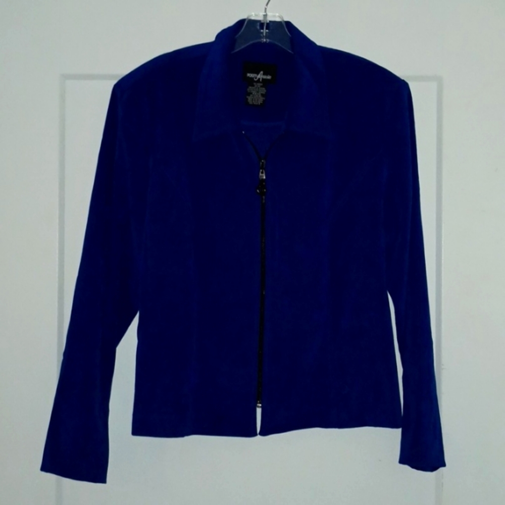Suede Blazer Jacket